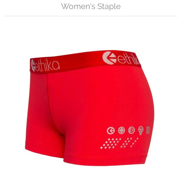 ethika Pants - ETHIKA - SUBZERO PERFORMANCE- NEON RED SHORTS
